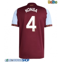 Maglie da calcio Aston Villa Ezri Konsa #4 Prima Maglia 2025-26 Manica Corta